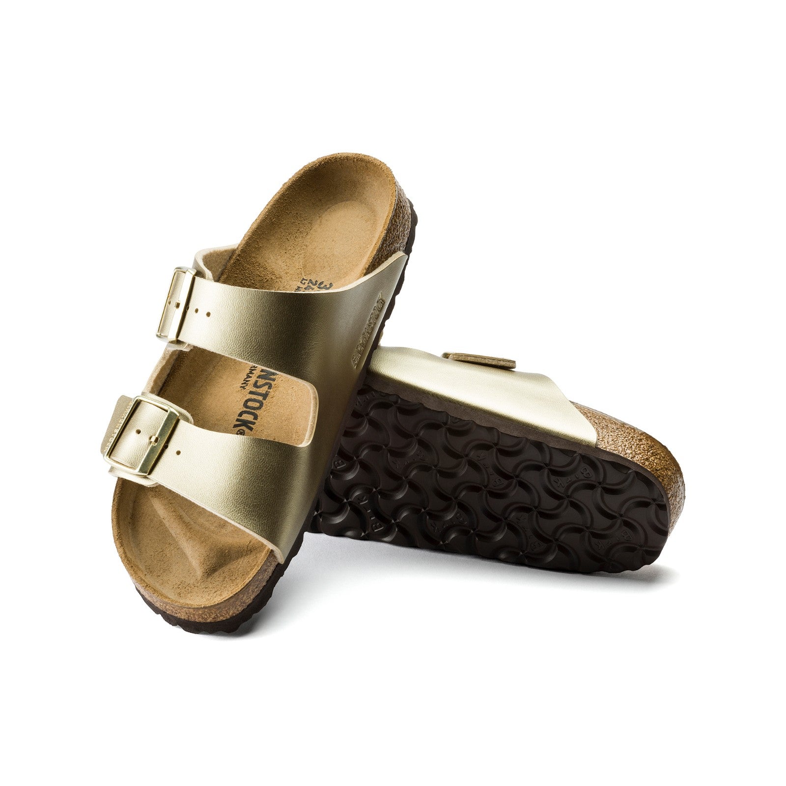Birkenstock Arizona Birko-Flor (Gold) Men's Sandals 1016112 1016110