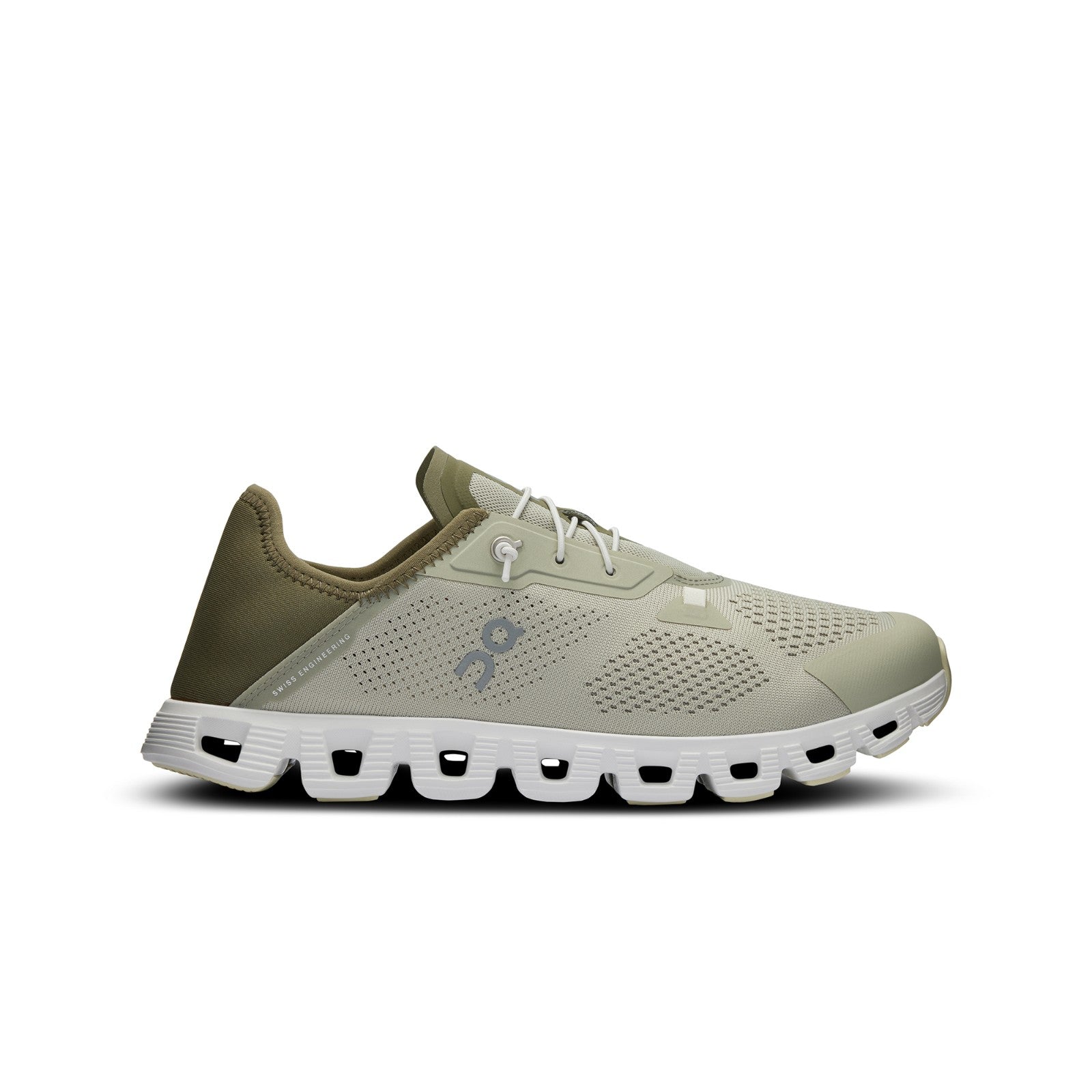 On Running Cloud 5 Coast (Chalk/Olive) Men's Shoes 3MD10532821 3MD10532821