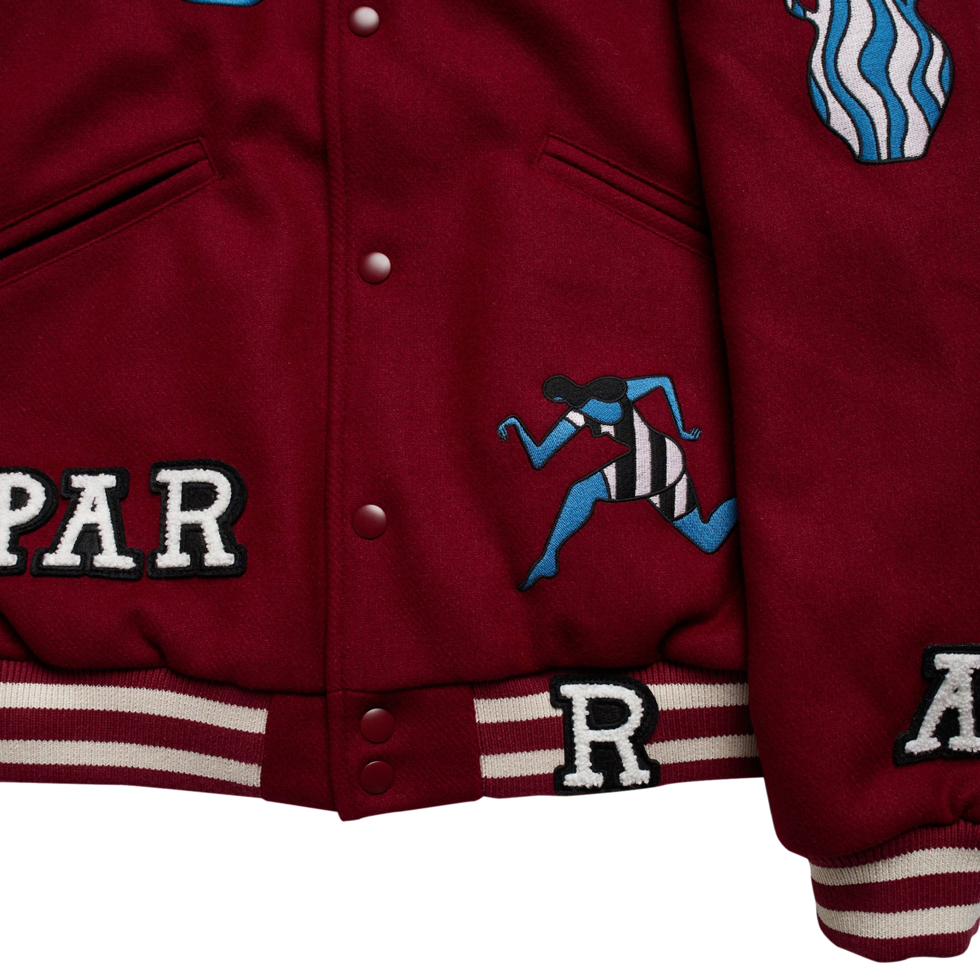 run sit & bike varsity jacket  50141