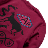 snaked by a horse crew neck sweatshirt 50215
