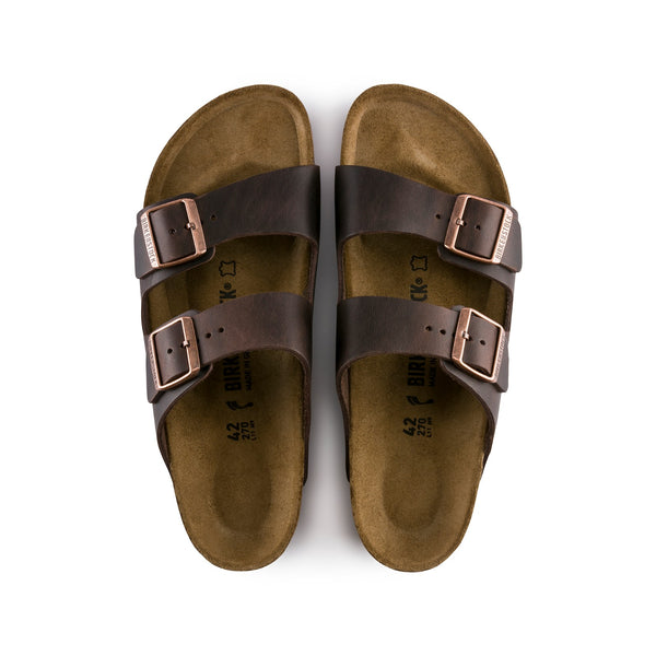 Birkenstock Arizona Oiled Leather (Habana) Men's Sandals 52531
