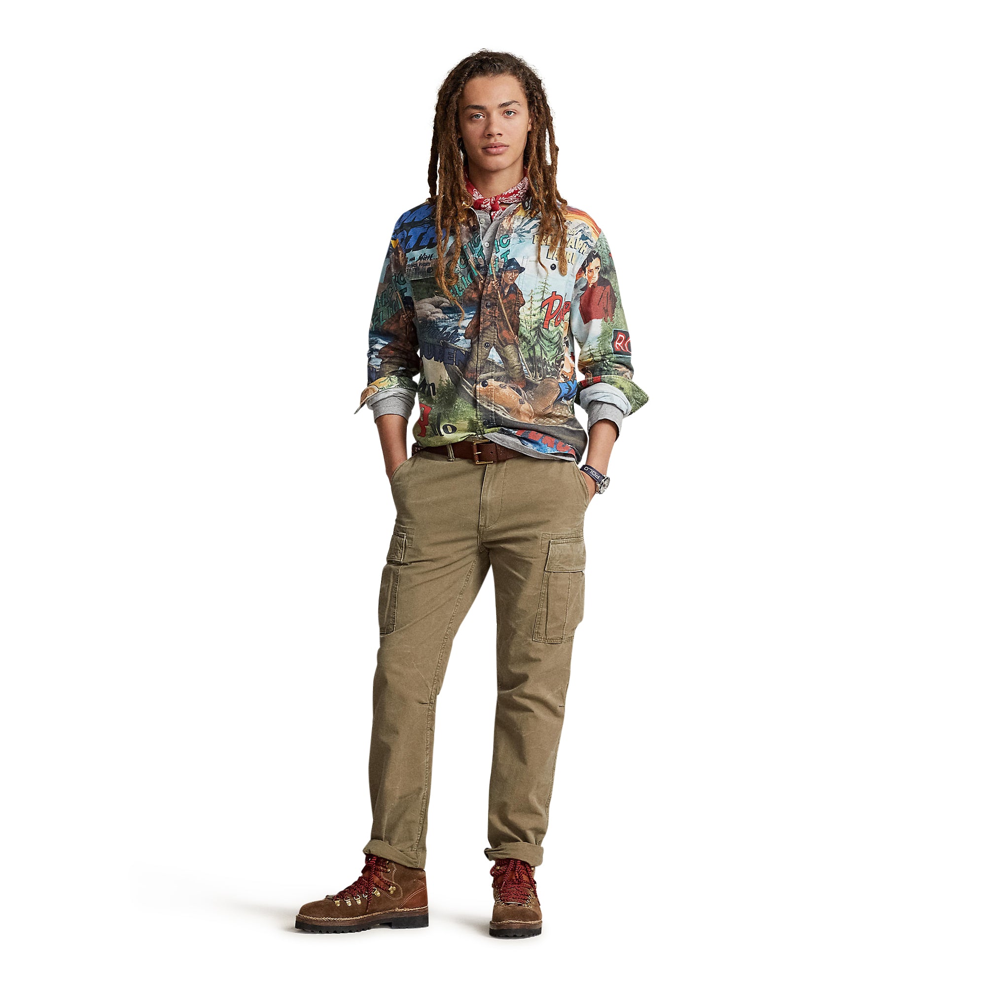 Polo Ralph Lauren Classic Fit Expedition-Print Workshirt 710815031001