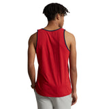 Polo Ralph Lauren Men's Red Sleeveless Knit Regatta Bear Jersey Tank Top 710871332004