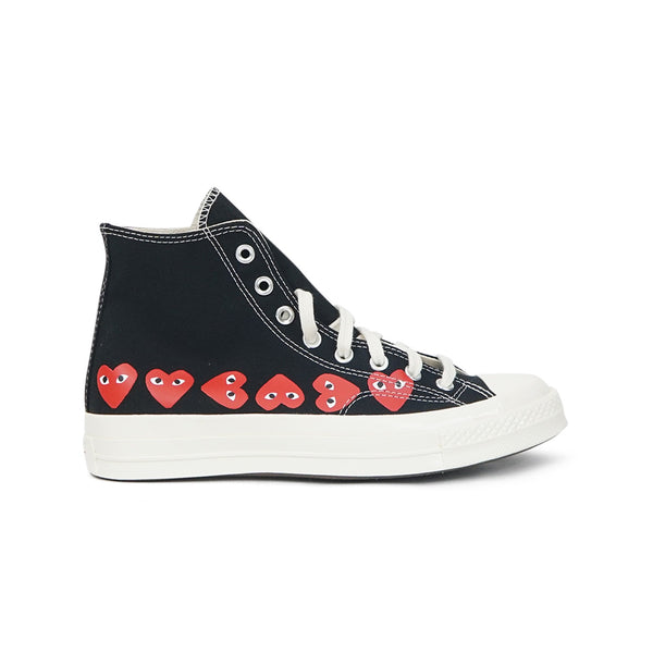 Converse x CDG PLAY Chuck Taylor All Star '70 Black Multi Black