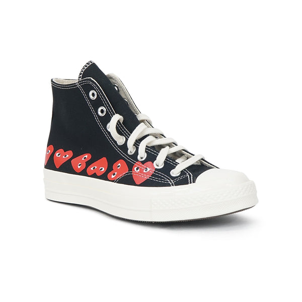 Converse x CDG PLAY Chuck Taylor All Star '70 Black Multi Black
