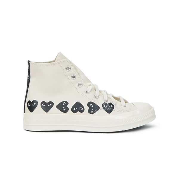 Converse x CDG PLAY Chuck Taylor All Star '70 Milk Multi Black