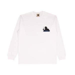 REAL BAD MAN X GRAMICCI DUDE LS TEE WHITE RBM1208901