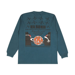 REAL BAD MAN "STOP WORRYING" LONG SLEEVE TEE DEEP DIVE RBM1208101