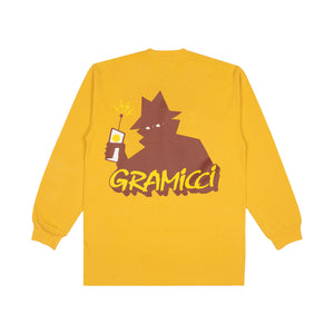REAL BAD MAN X GRAMICCI DUDE LS TEE MUSTARD RBM1209001
