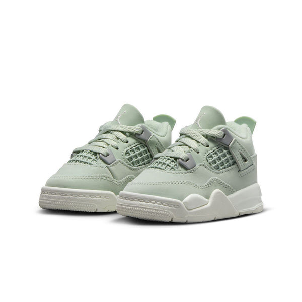 靴 AIR JORDAN 4 RETRO Nike Air Jordan 4 Retro Oxidized Green White Junior Kid AJ4