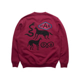 Parra Snaked By A Horse Crew Neck Sweatshirt 50215