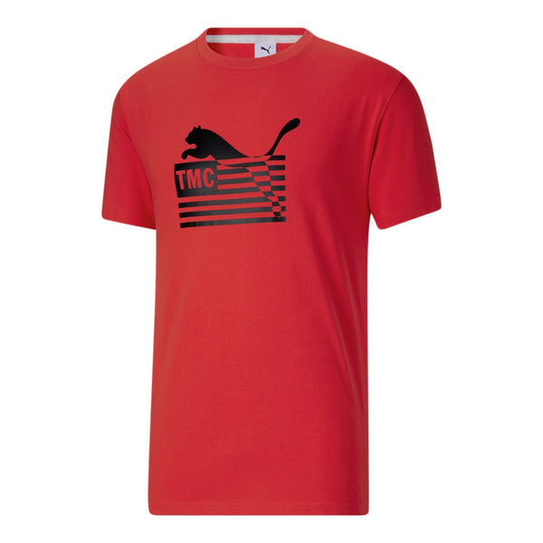 Puma t shirt red on sale