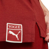 Puma x Vogue Relaxed Tee (Intense Red) Women's T-Shirt 536690-22