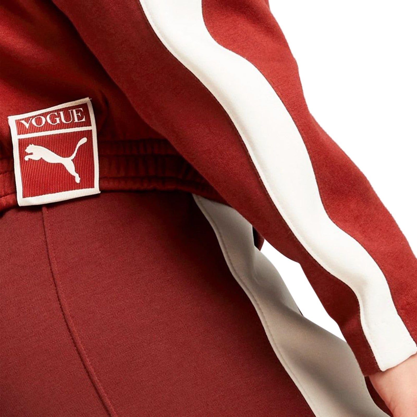 Puma x Vogue T7 Cropped Track Jacket (Intense Red) Women's 536692-22