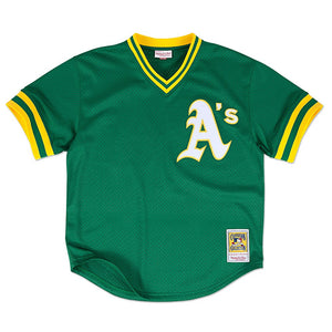Mitchell & Ness Rickey Henderson Oakland Athletics 1991 Throwback Batting Practice Jersey