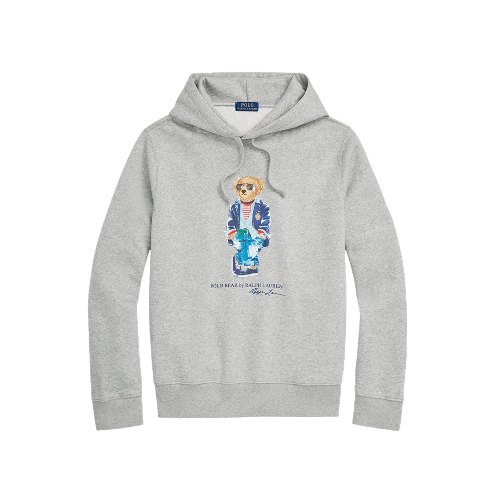 Polo Polo Ralph Lauren Long-Sleeve Men's Heather Novelty Regatta Bear Hoodie Fleece 710853309026
