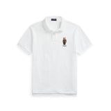 Polo Polo Ralph Lauren Custom Slim Fit Men's (White) Polo Bear Polo Shirt 710853312021