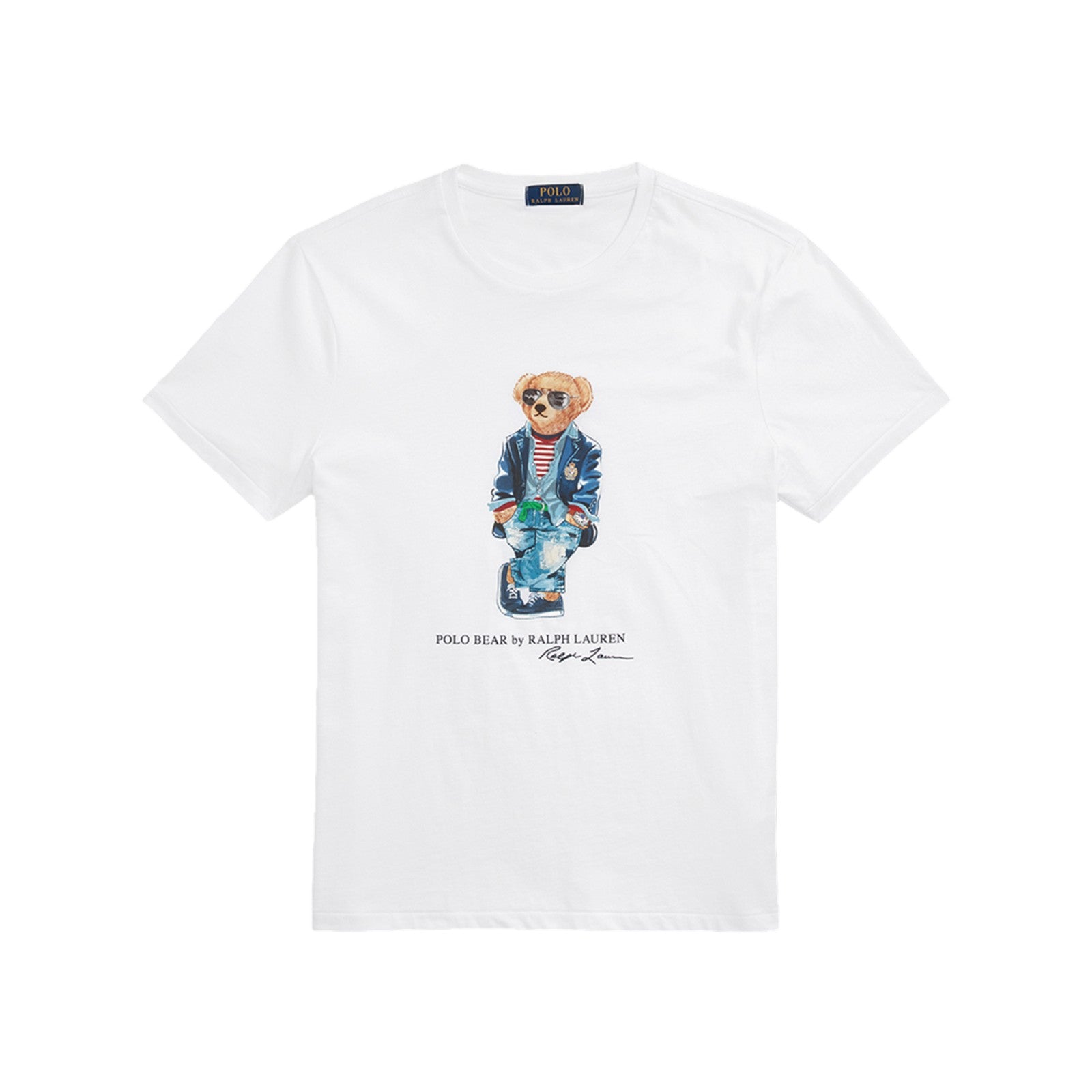 Polo Polo Ralph Lauren Men's Classic Fit (White) Novelty Regatta Bear T-Shirt 710854497024