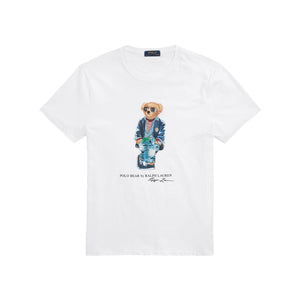 Polo Polo Ralph Lauren Men's Classic Fit (White) Novelty Regatta Bear T-Shirt 710854497024