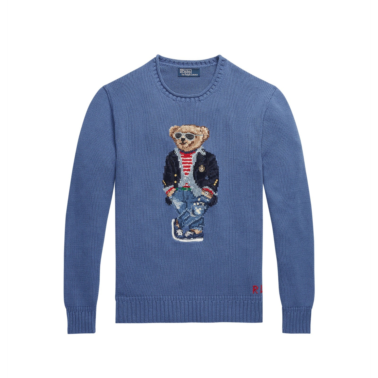 Polo Polo Ralph Lauren (Blue Heaven) Regatta Polo Bear Cotton Mockneck Sweater 710909198001