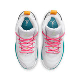 Air Jordan 12 Retro "White Vapor Green" Pre-School Kids Shoes 151186-130