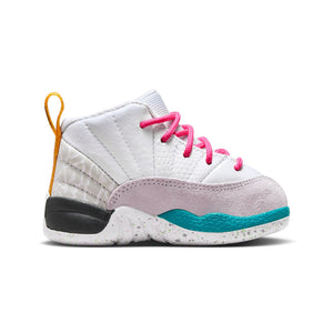 Air Jordan 12 Retro "White Vapor Green" Toddler Kids Shoes 850000-130