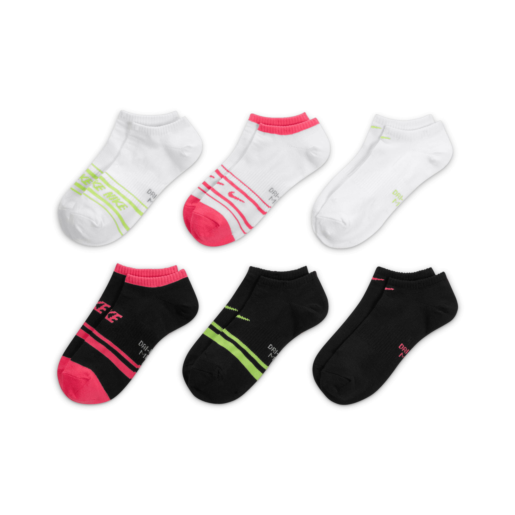 Nike Everyday Lightweight Women's Training No-Show Socks (6 Pairs) DA4222-904