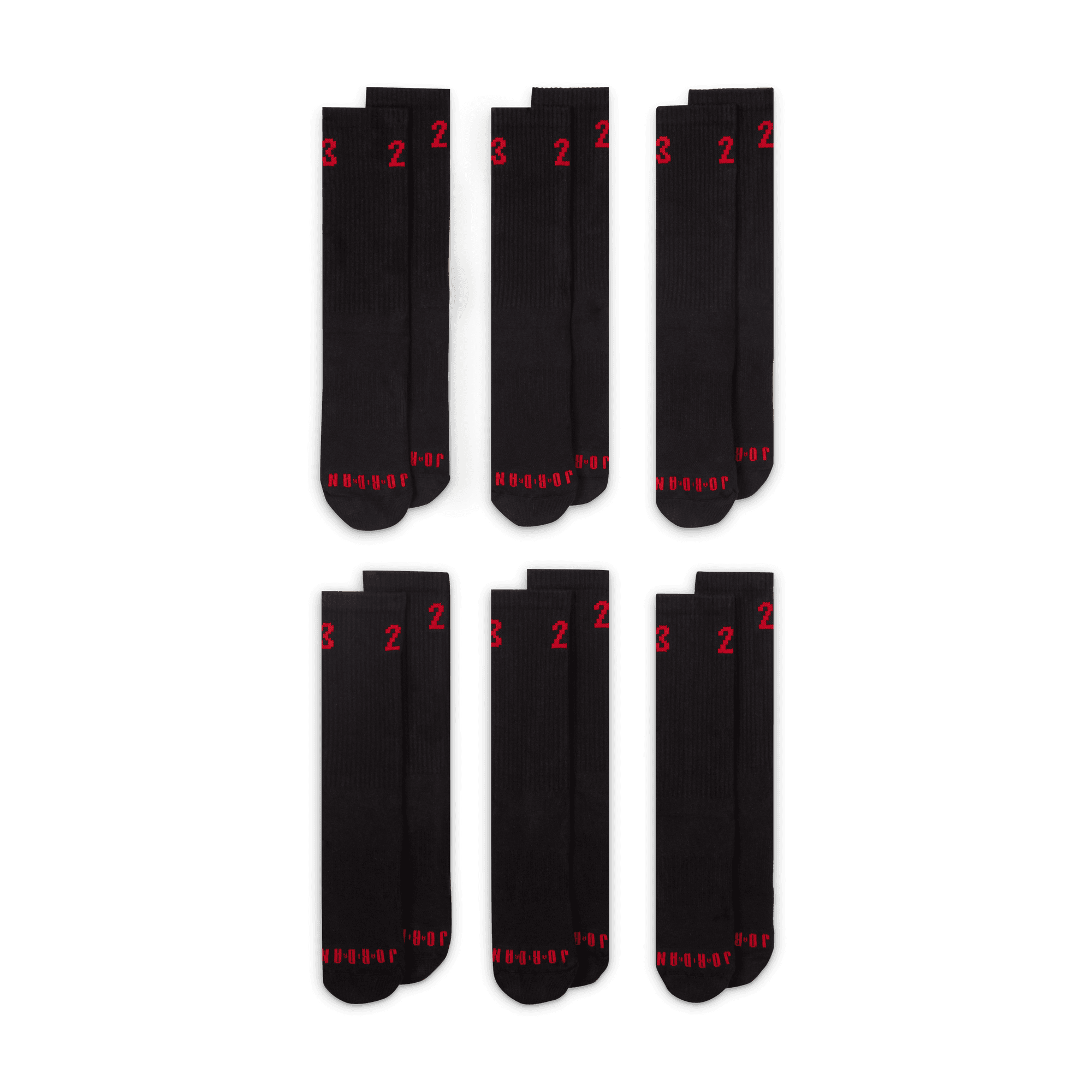 Jordan Essentials Crew Socks (6 Pairs) DH4287-011