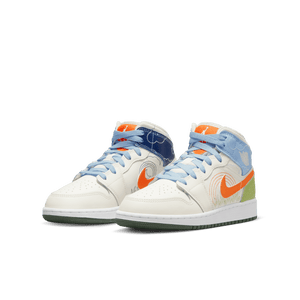 Air Jordan 1 MID SE (GS) 'Stitch' DX2462-100