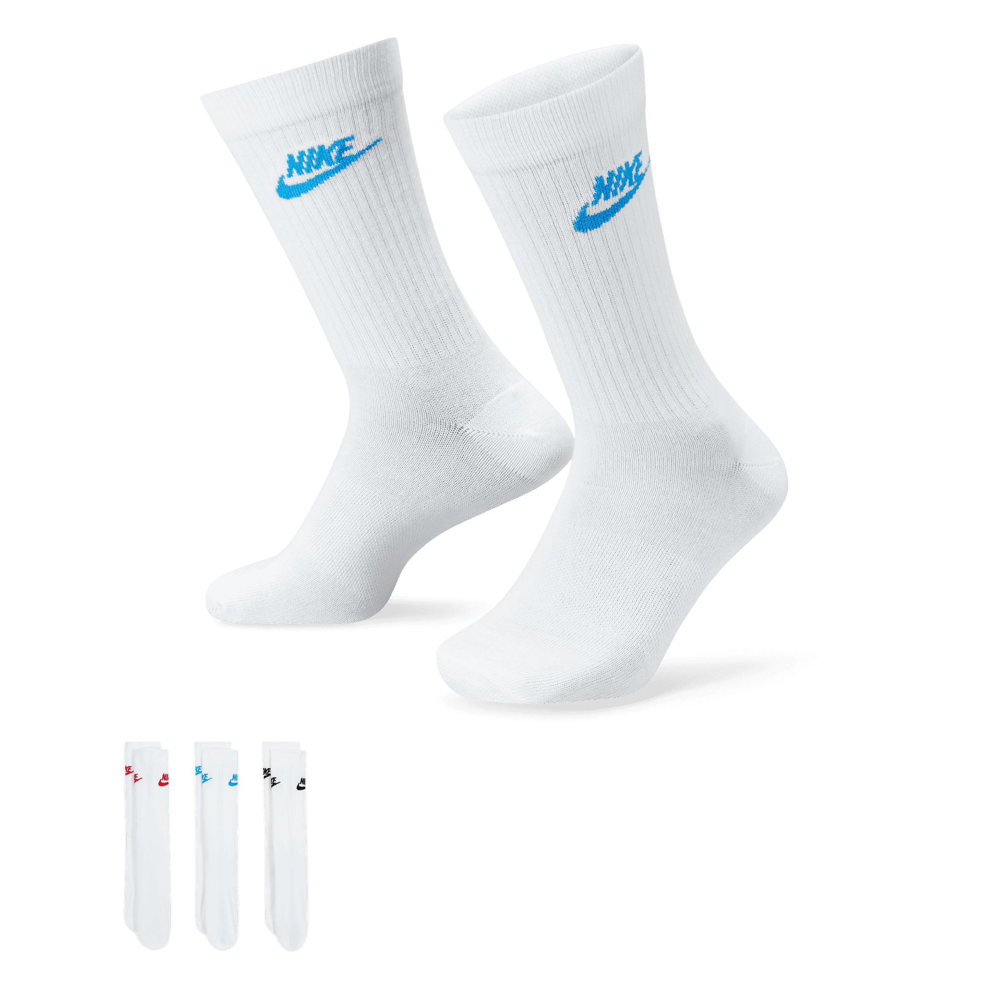 Nike Sportswear Everyday Essential Crew Socks (3 Pairs) DX5025-911