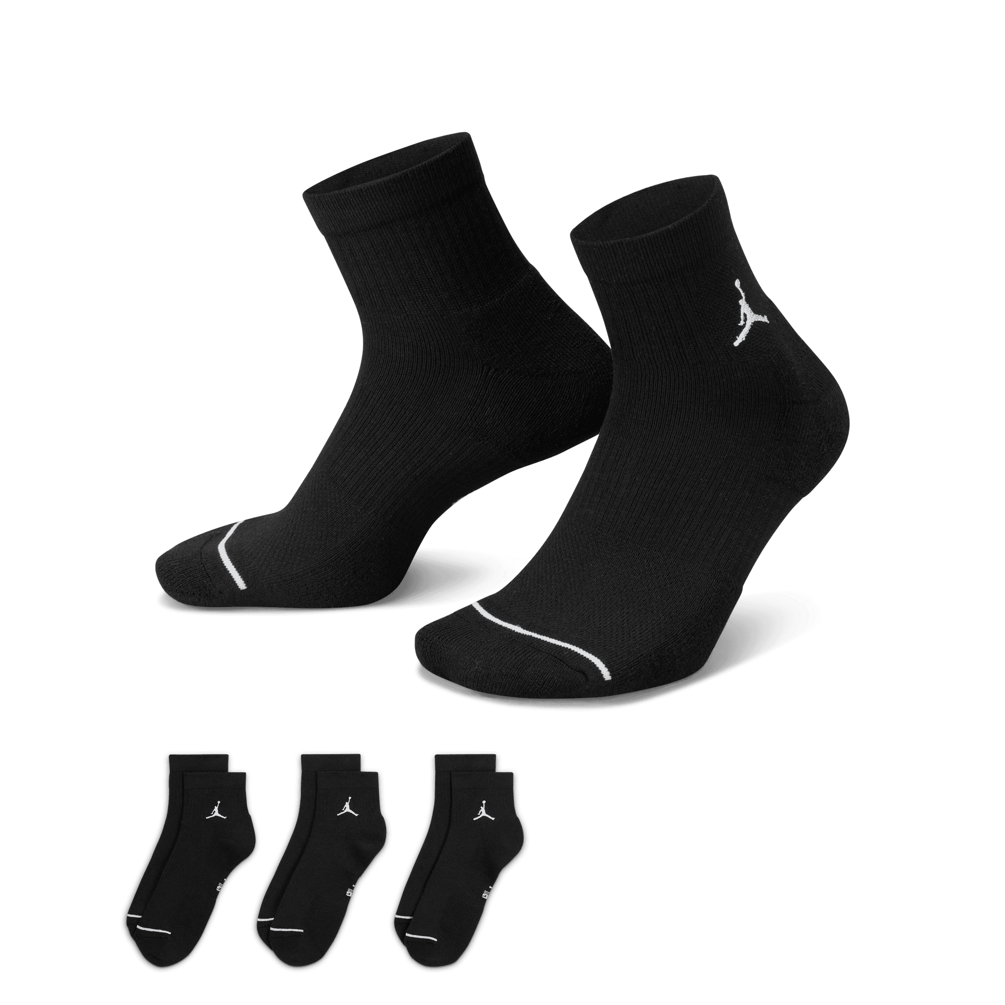 Jordan Everyday Ankle Socks (3 Pairs) DX9655-010
