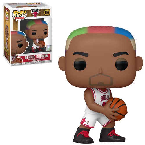 Funko NBA: Legends Dennis Rodman (Bulls Home) Pop! Vinyl Figure FU55216