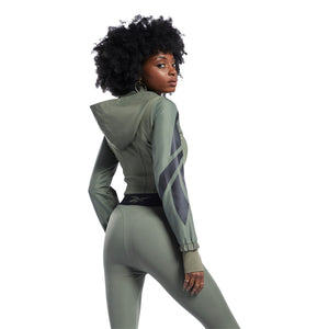 Reebok Cardi B Corset Hoodie HA2705