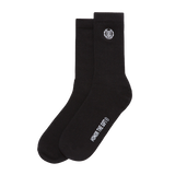 CREST RIB SOCKS HTG230182-BLACK