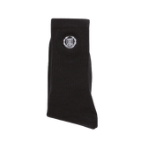 CREST RIB SOCKS HTG230182-BLACK