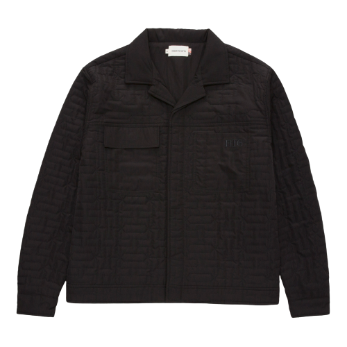H QUILTED JACKET
 HTG230166-BLACK