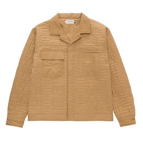 H QUILTED JACKET HTG230166-KHAKI