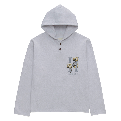COTTON H HOODIE HTG230162-ASHHEATHER