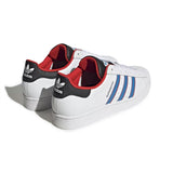 Adidas Originals Superstar (Cloud White/Bright Blue/Red) Men's Shoes ID4673 Men's ID4673