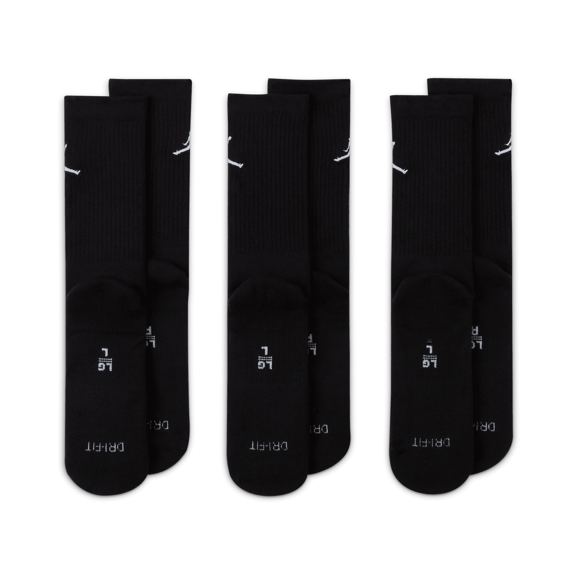 Jordan Everyday Max Unisex Crew Socks (3 Pack) SX5545-013