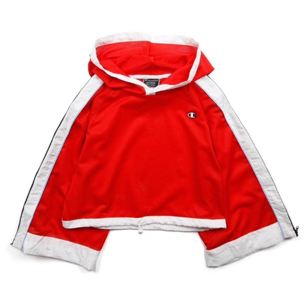 Champion LIFE Mesh Cropped Hoodie Women