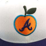 Atlanta Braves New Era 5950 "The Big Game XXVIII" Chrome Purple Teal