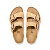 Birkenstock Arizona Suede Leather (Latte Cream) Men's Sandals 1026191 1026190