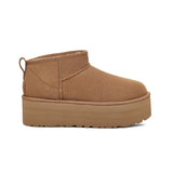 [1135092-CHE] UGG Women's Classic Ultra Mini Platform (Chestnut) Boot