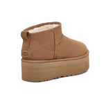 [1135092-CHE] UGG Women's Classic Ultra Mini Platform (Chestnut) Boot