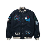 run sit & bike varsity jacket  50140