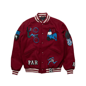 run sit & bike varsity jacket  50141