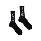 Parra Spiked (Black) Logo Crew Socks 50550