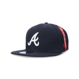 Atlanta Braves New Era MLB 950 Alpha Industries 1086 Navy 9FIFTY Snapback Hat Cap 60540205