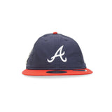 Atlanta Braves New Era MLB Team Color Retro Crown Flat Visor Strapback Hat Cap 60597883